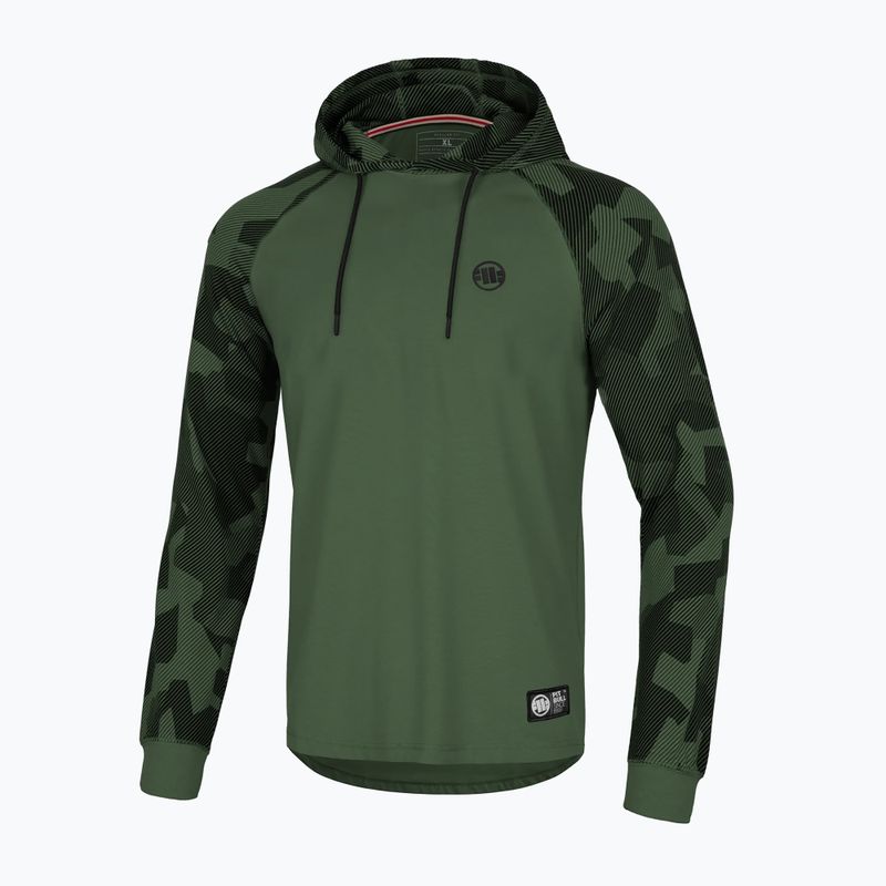 Bluza męska Pitbull Mercado Hooded Small Logo olive dillard