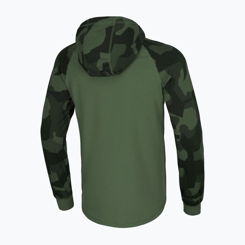 Bluza męska Pitbull Mercado Hooded Small Logo olive dillard 2