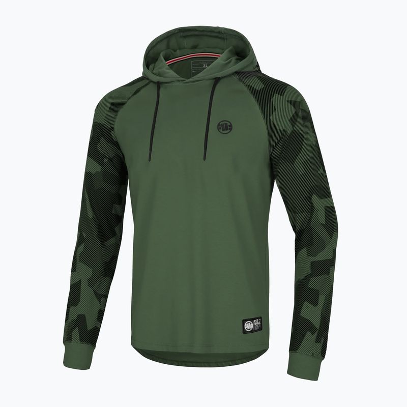 Bluza męska Pitbull Hilltop Hooded olive