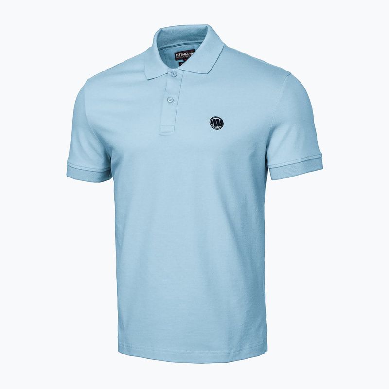 Koszulka polo męska Pitbull Polo Pique Regular light blue