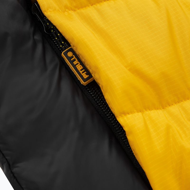 Kurtka zimowa męska Pitbull Evergold Hooded Padded yellow/black 13