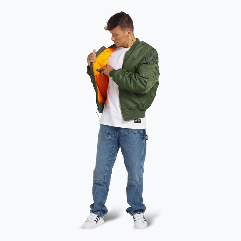 Kurtka męska Pitbull  Ma 1 Verano Bomber olive 3
