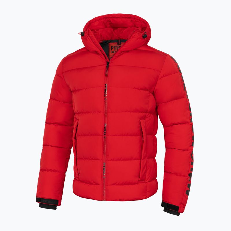 Kurtka zimowa męska Pitbull Airway 4 Padded Hooded red 5