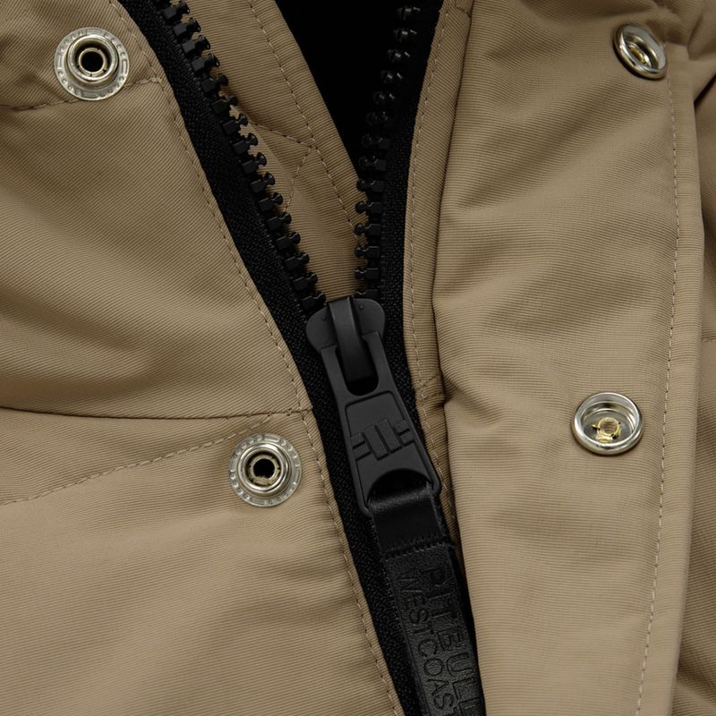Kurtka zimowa męska Pitbull Taurus Hooded dark sand 5