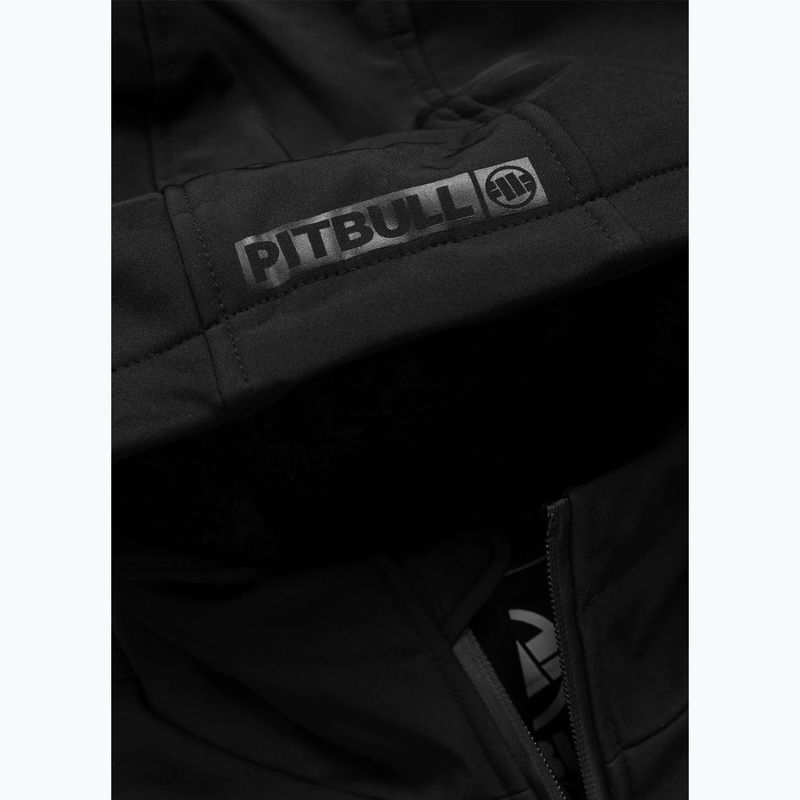 Kurtka zimowa męska Pitbull Winter Midway Hooded black 7