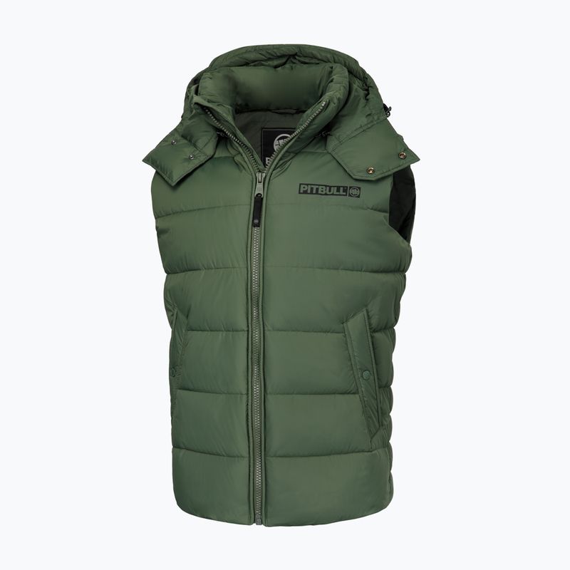 Bezrękawnik męski Pitbull Perseus Hooded Vest olive 4