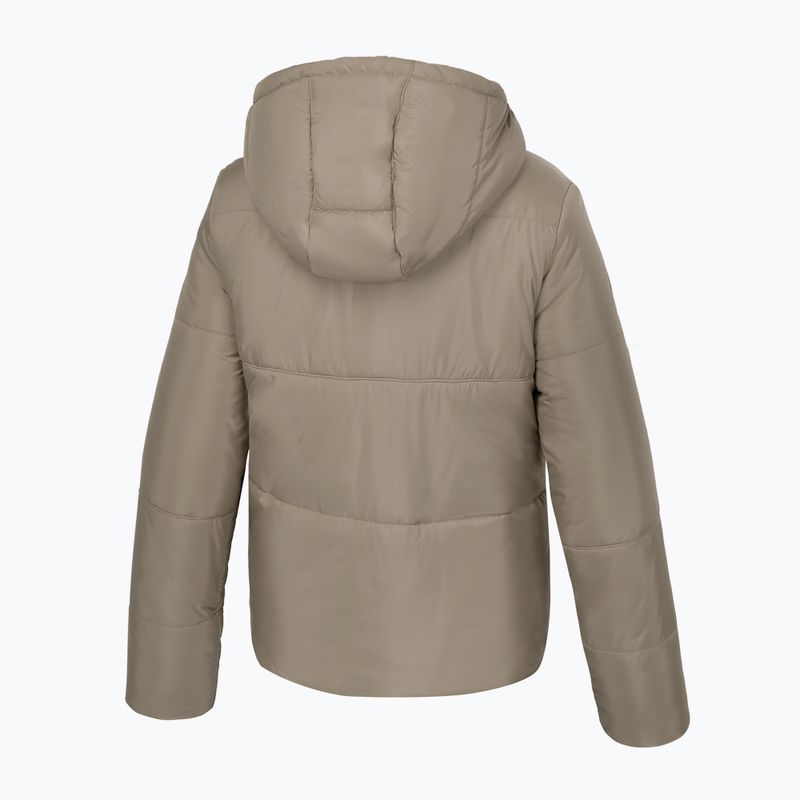 Kurtka zimowa damska Pitbull Jenell Quilted Hooded dark sand 4