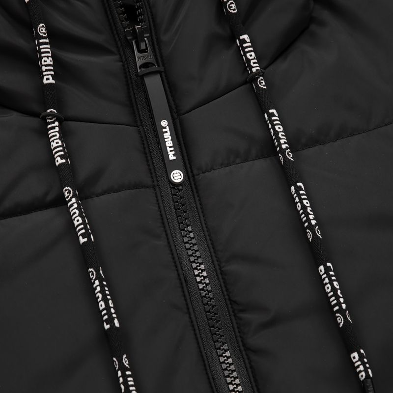 Kurtka zimowa damska Pitbull Jenell Quilted Hooded black 5