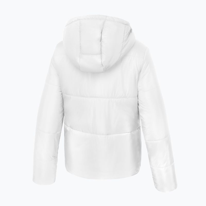 Kurtka zimowa damska Pitbull Jenell Quilted Hooded white 4