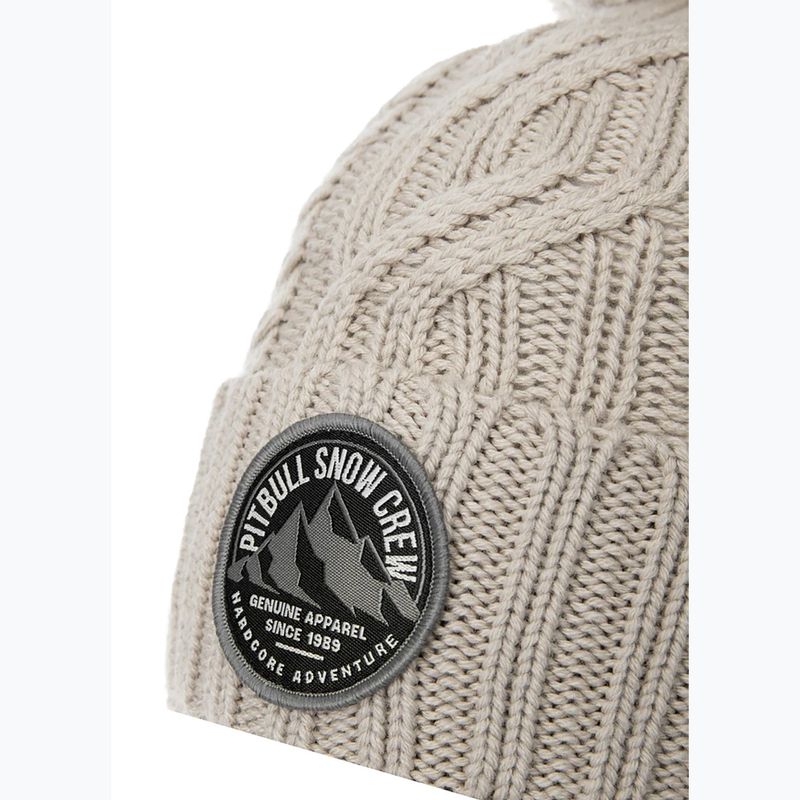 Czapka zimowa Pitbull Beanie Snow Crew sand 3