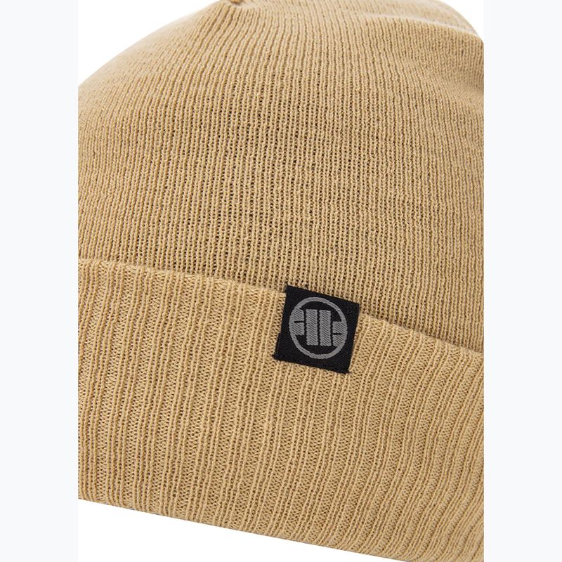 Czapka zimowa Pitbull Beanie Small Logo 2 sand 3