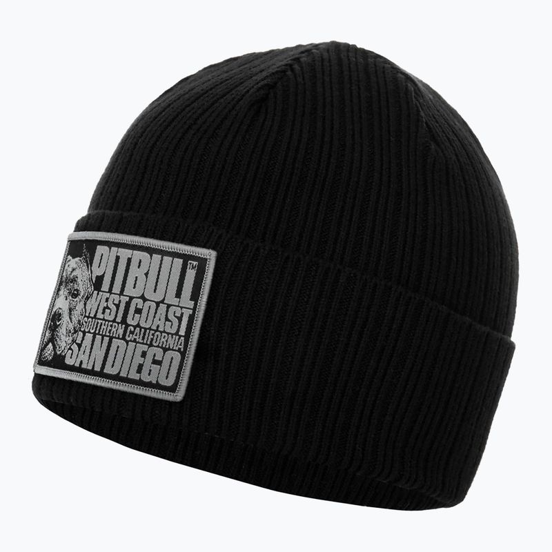 Czapka zimowa męska Pitbull Beanie Silvas Blood Dog black