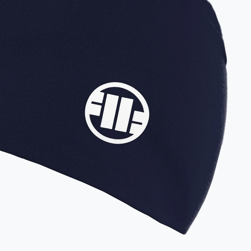 Czapka zimowa męska Pitbull Beanie Small Logo II navy/white 4