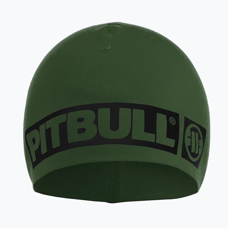 Czapka zimowa Pitbull Beanie Hilltop 2 olive 2