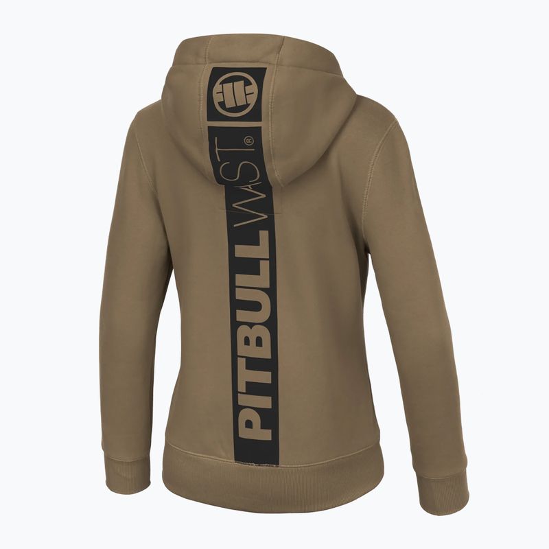 Bluza damska Pitbull Zip Hilltop Hooded coyote brown 2
