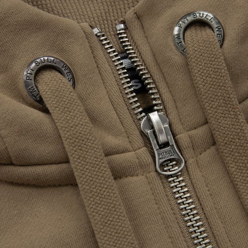 Bluza damska Pitbull Zip Hilltop Hooded coyote brown 4