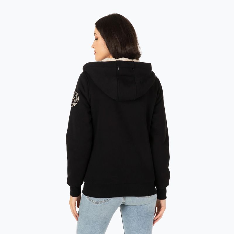 Bluza damska Pitbull Zip Sherpa Ruffina 3 Hooded black 2