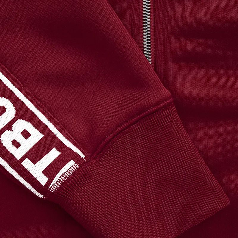 Bluza męska Pitbull Trackjacket Tape Logo Terry Group burgundy 9