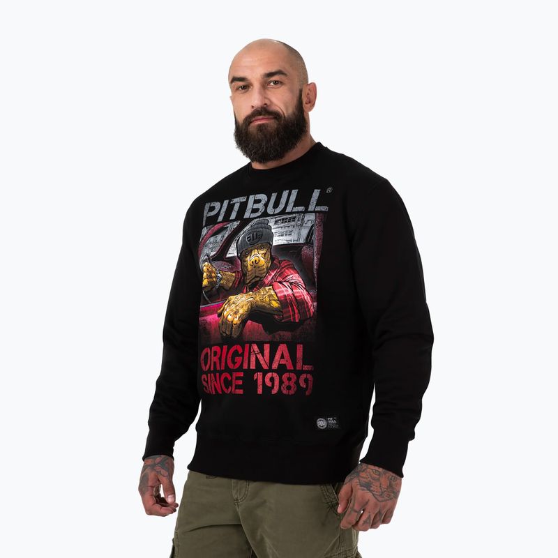 Bluza męska Pitbull Drive Crewneck black