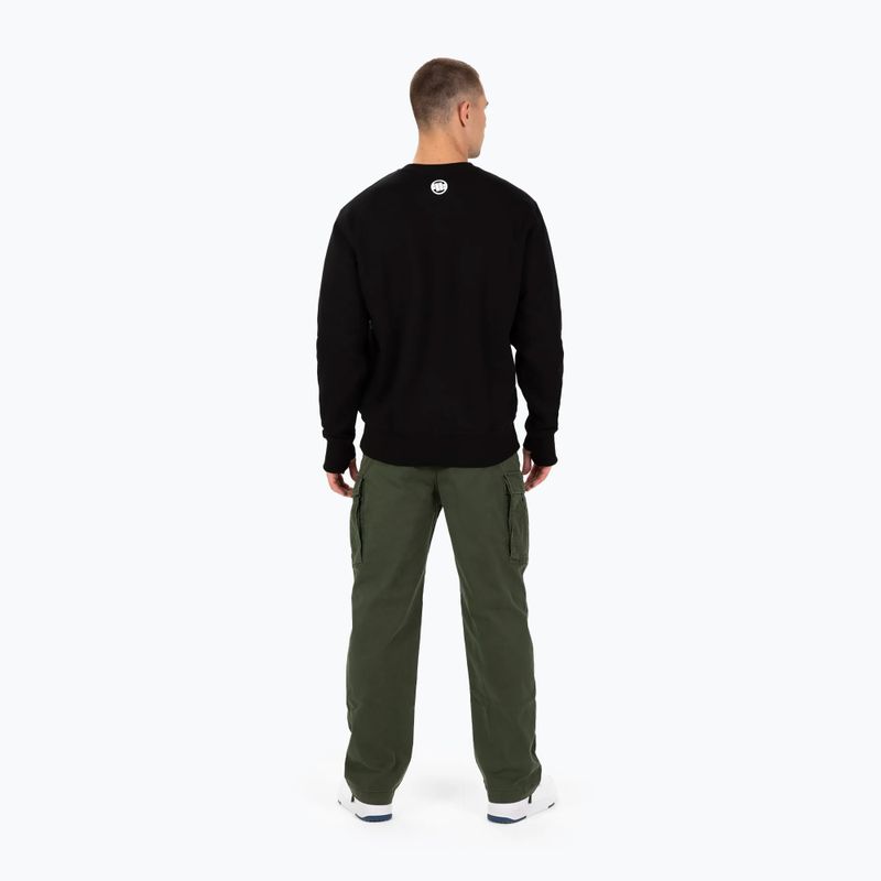 Bluza męska Pitbull Steel Logo Crewneck black 2