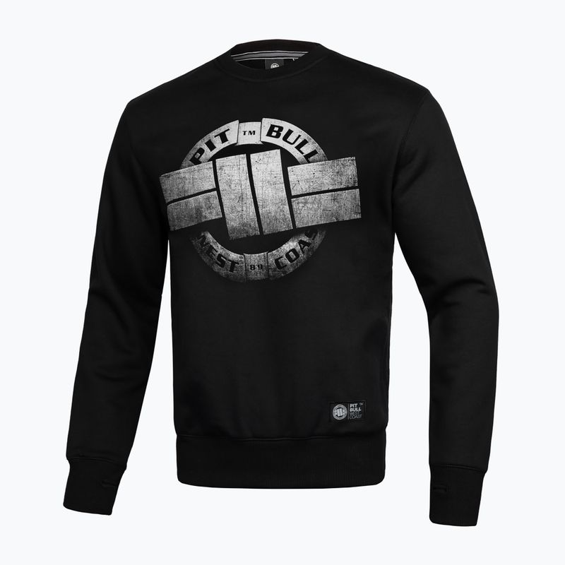 Bluza męska Pitbull Steel Logo Crewneck black 3