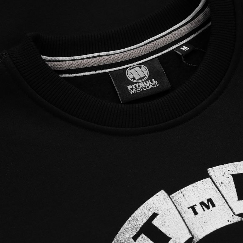 Bluza męska Pitbull Steel Logo Crewneck black 5