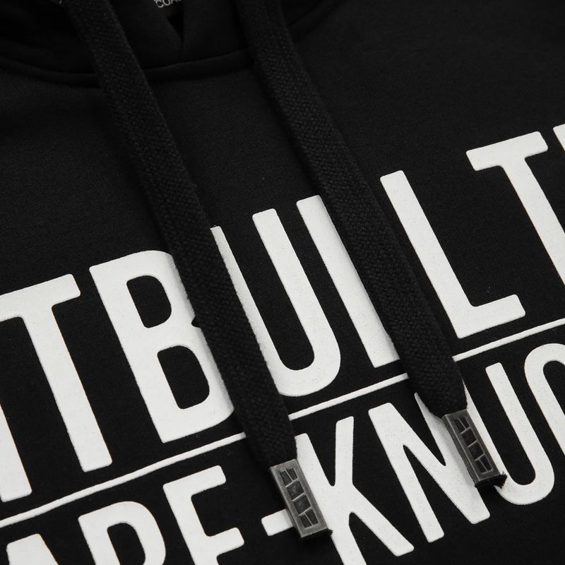 Bluza męska Pitbull Bare Knuckle Hooded black 3