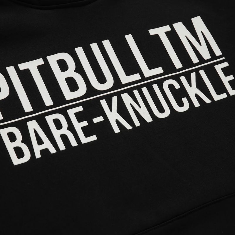 Bluza męska Pitbull Bare Knuckle Hooded black 4