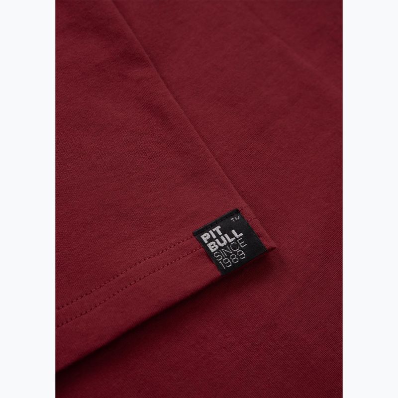 Koszulka męska Pitbull Small Logo burgundy 5