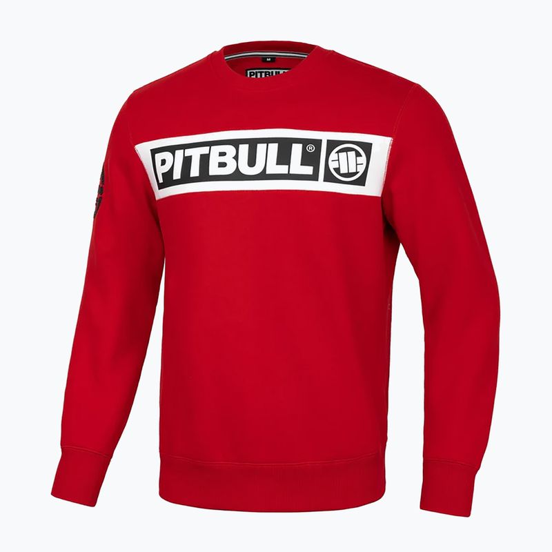 Bluza męska Pitbull Sherwood Crewneck red 4