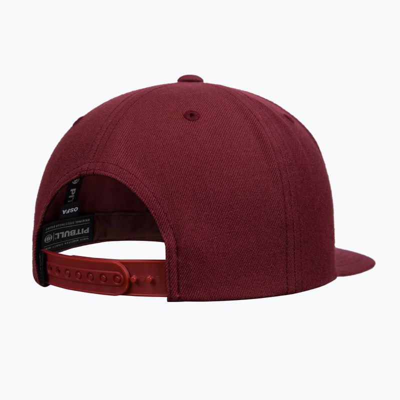 Czapka z daszkiem Pitbull Snapback Pitbull YP Classic Premium burgundy 2