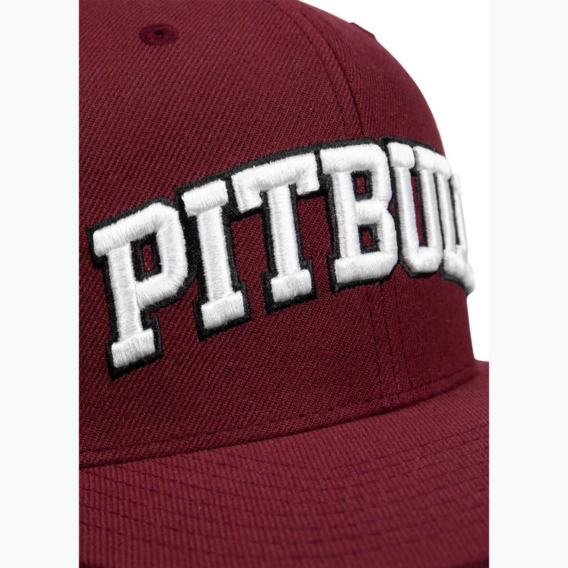 Czapka z daszkiem Pitbull Snapback Pitbull YP Classic Premium burgundy 5