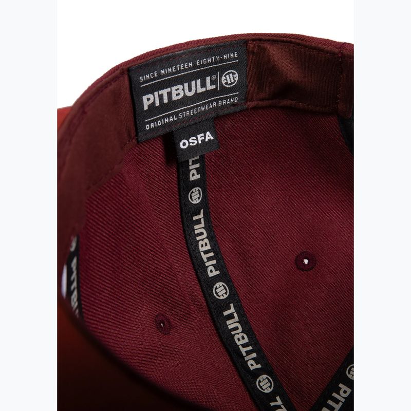 Czapka z daszkiem Pitbull Snapback Pitbull YP Classic Premium burgundy 7