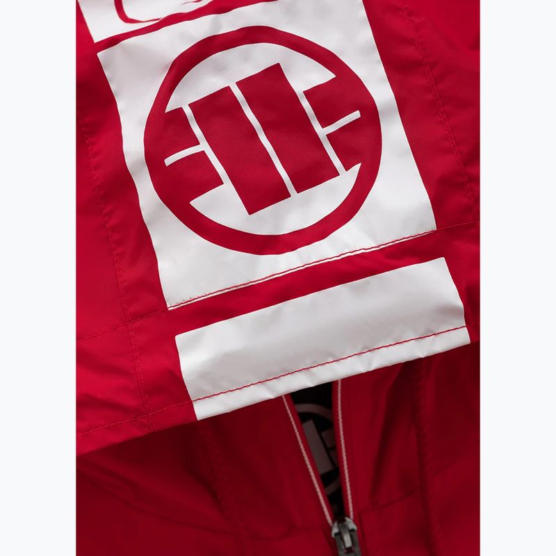 Kurtka męska Pitbull Athletic Hilltop Hooded Nylon red 3