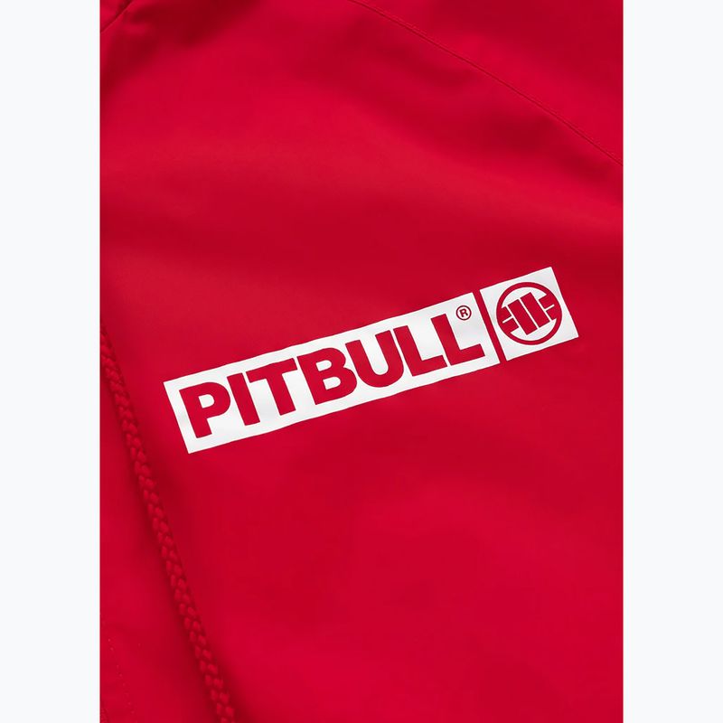 Kurtka męska Pitbull Athletic Hilltop Hooded Nylon red 9