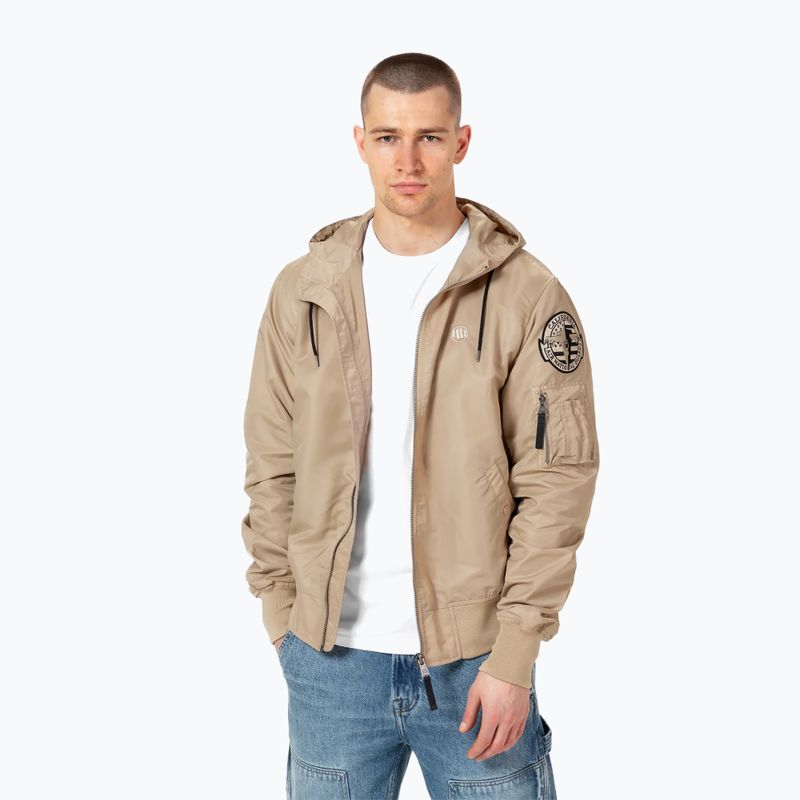 Kurtka męska Pitbull Starwood 2 Hooded Flight sand 3