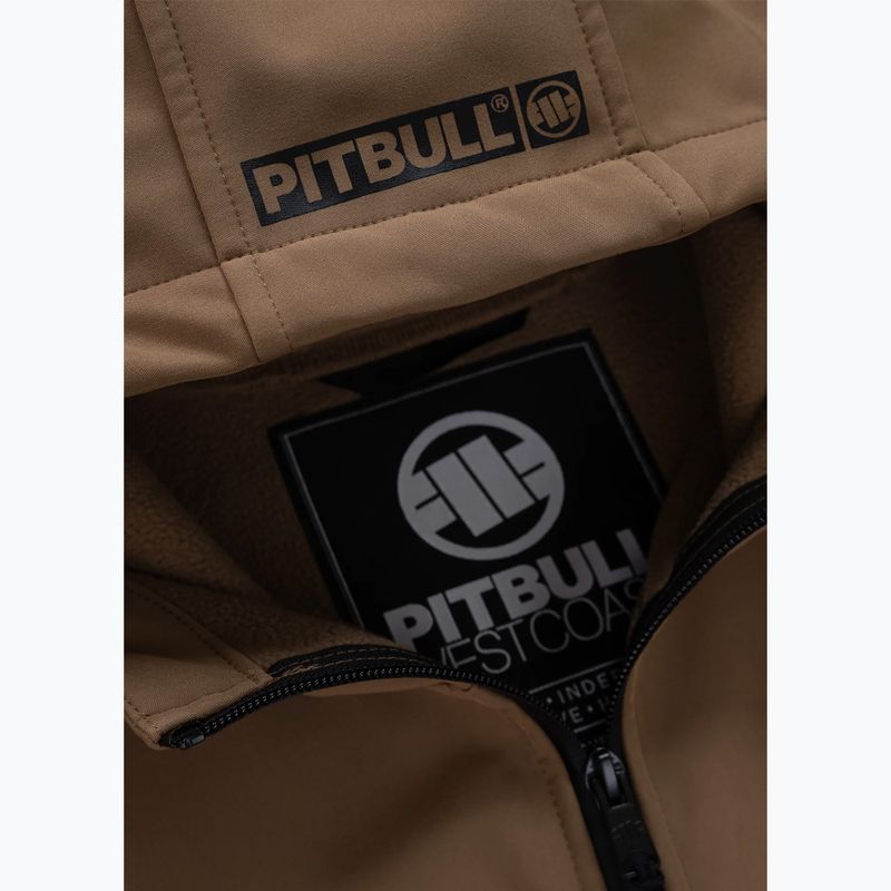 Kurtka męska Pitbull Midway 2 Softshell coyote brown 9