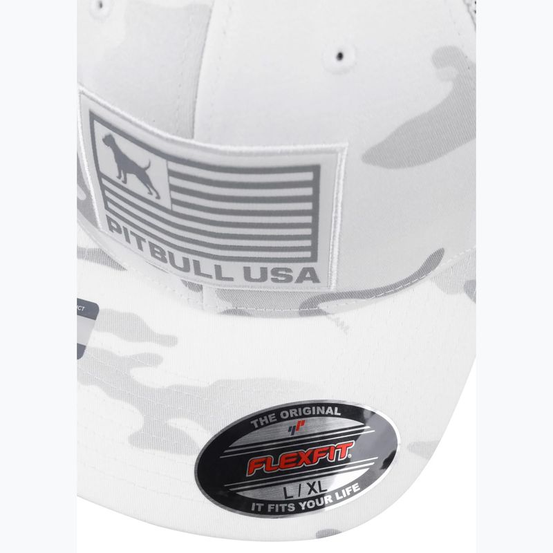 Czapka z daszkiem męska Pitbull Mesh Full Cap Pitbull Usa Multicam biały/moro 4