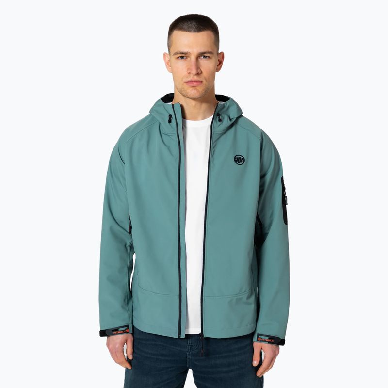 Kurtka męska Pitbull Airfield Softshell mint 3