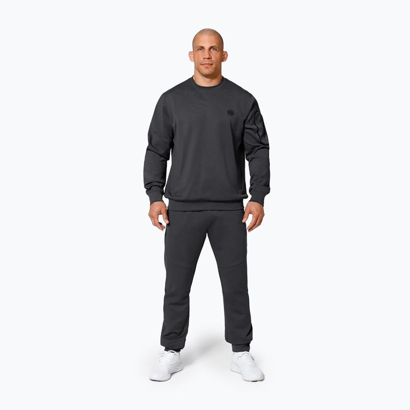 Bluza męska Pitbull Explorer Crewneck graphite 2