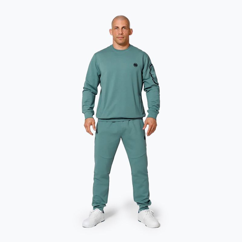 Bluza męska Pitbull Explorer Crewneck mint 2