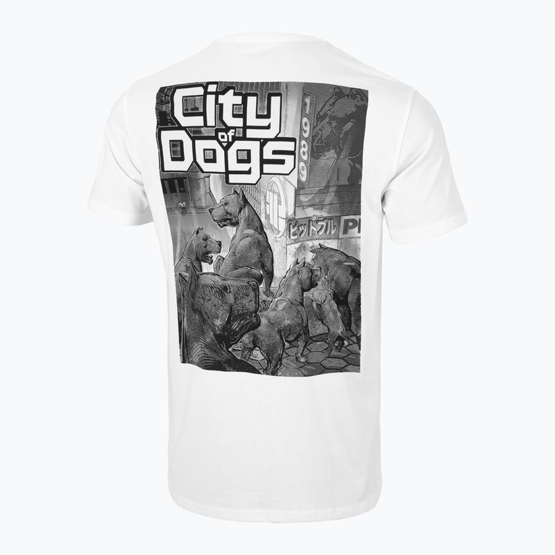 Koszulka męska Pitbull City Of Dogs white 4