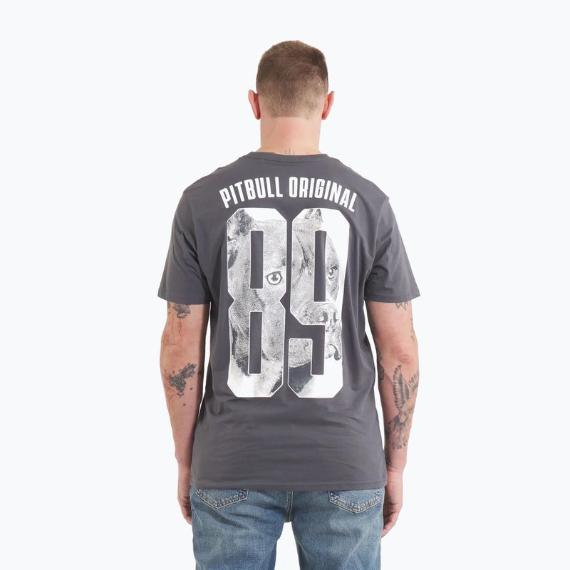 Koszulka męska Pitbull Eighty Nine Dog graphite 3