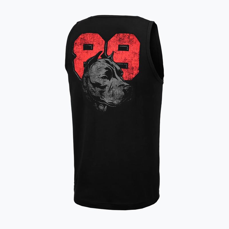 Tank Top męski Pitbull Dog 89 black 2