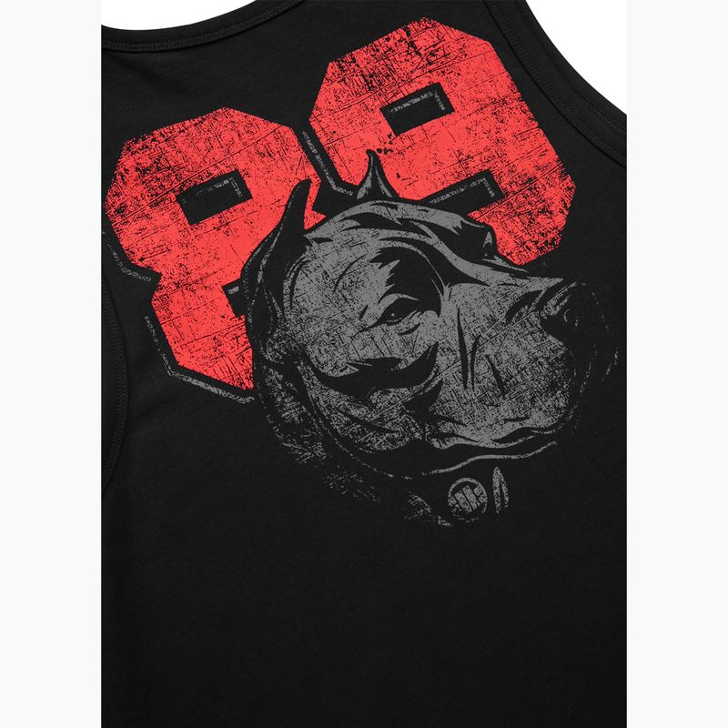 Tank Top męski Pitbull Dog 89 black 5