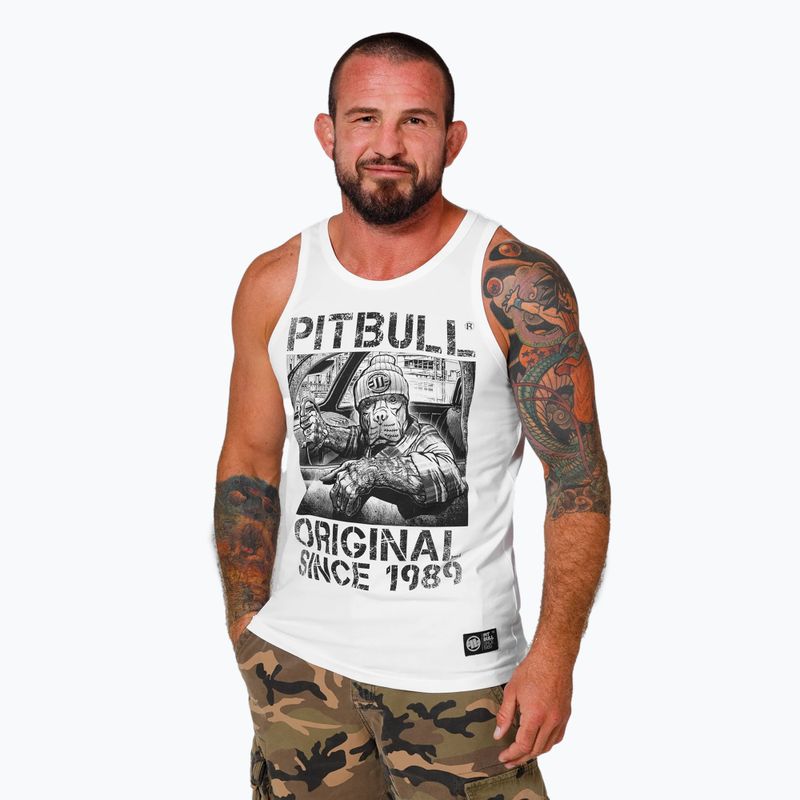 Koszulka męska Pitbull Drive white