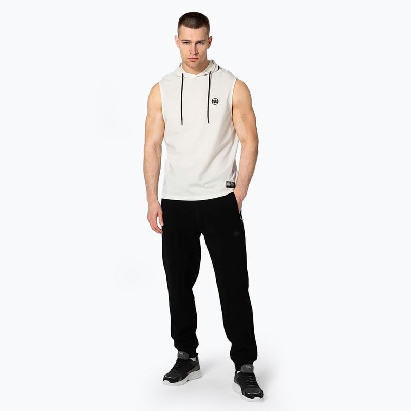 Tank top męski Pitbull Mercado Hilltop Hooded Sleeveless white 2