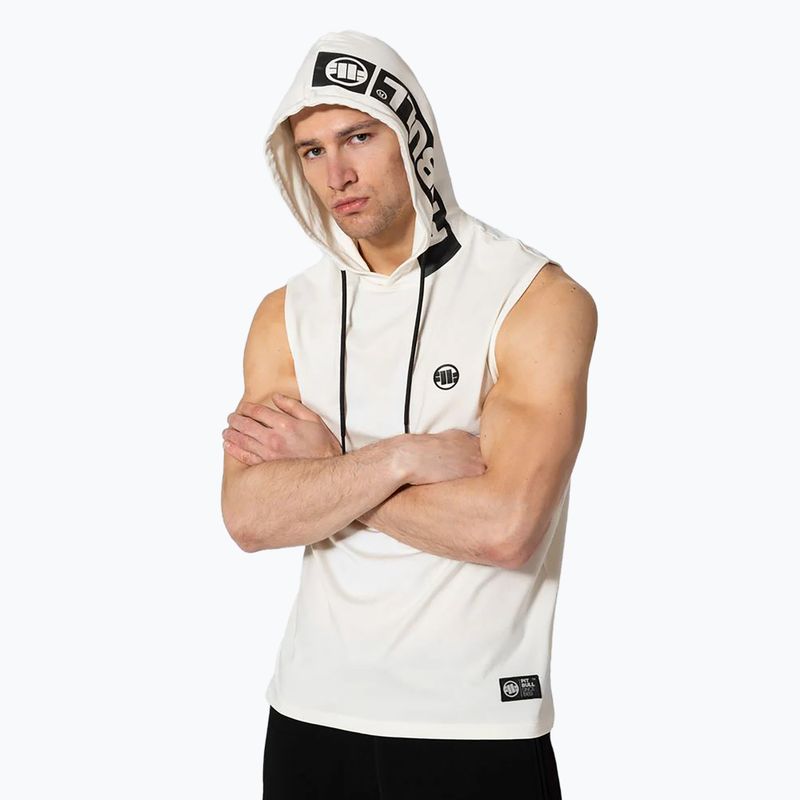 Tank top męski Pitbull Mercado Hilltop Hooded Sleeveless white 5