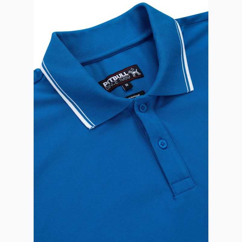 Koszulka polo męska Pitbull Polo Pique Stripes Regular royal blue 6