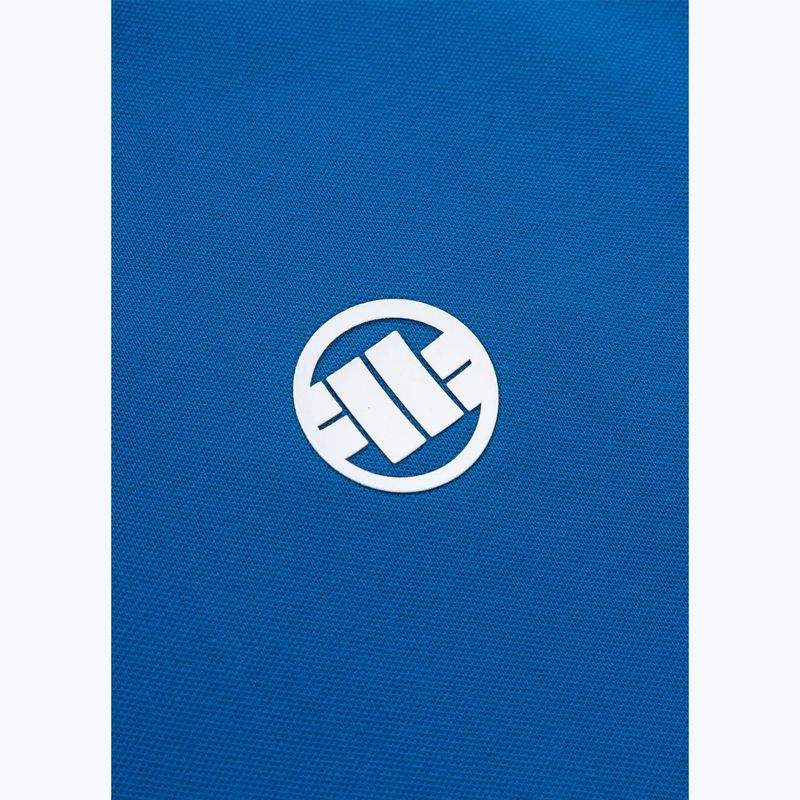 Koszulka polo męska Pitbull Polo Pique Stripes Regular royal blue 8